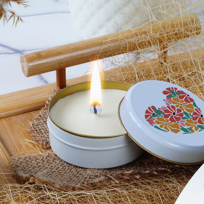 Anı Yaşa Tasarımlı Fular Kupa Bardak Kokulu Mum Temalı Çerçeve Kalp Biblo THK Hediye Kutusu