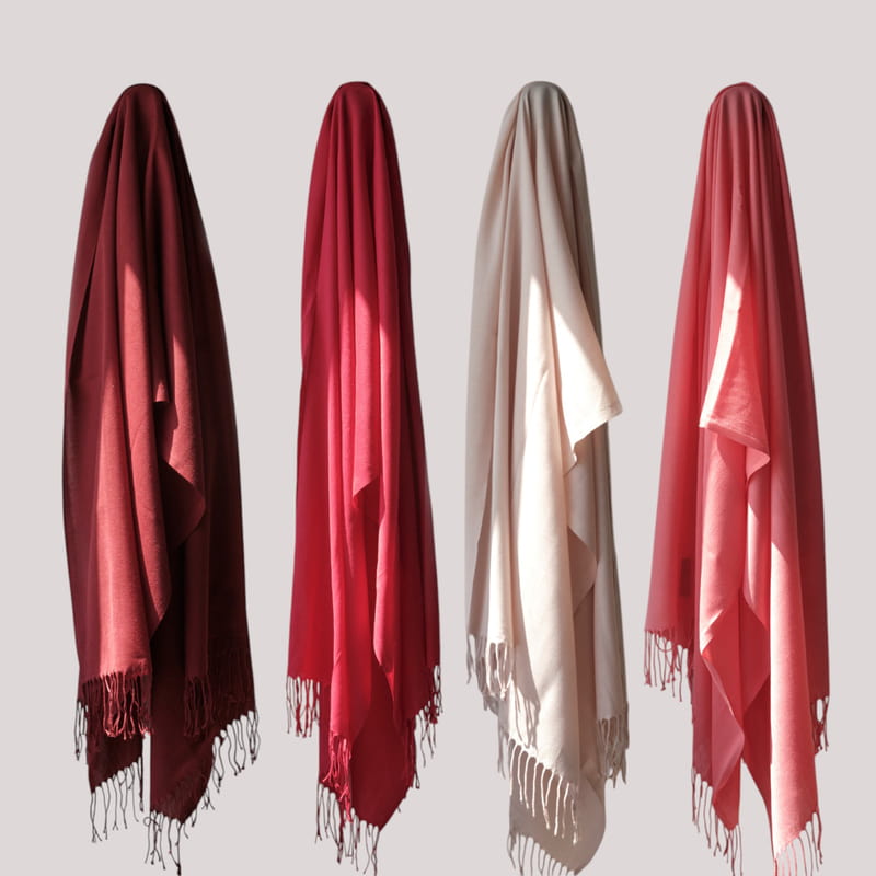 Anneler Günü Hediyesi Canım Annem Mesajlı Dokulu Şal