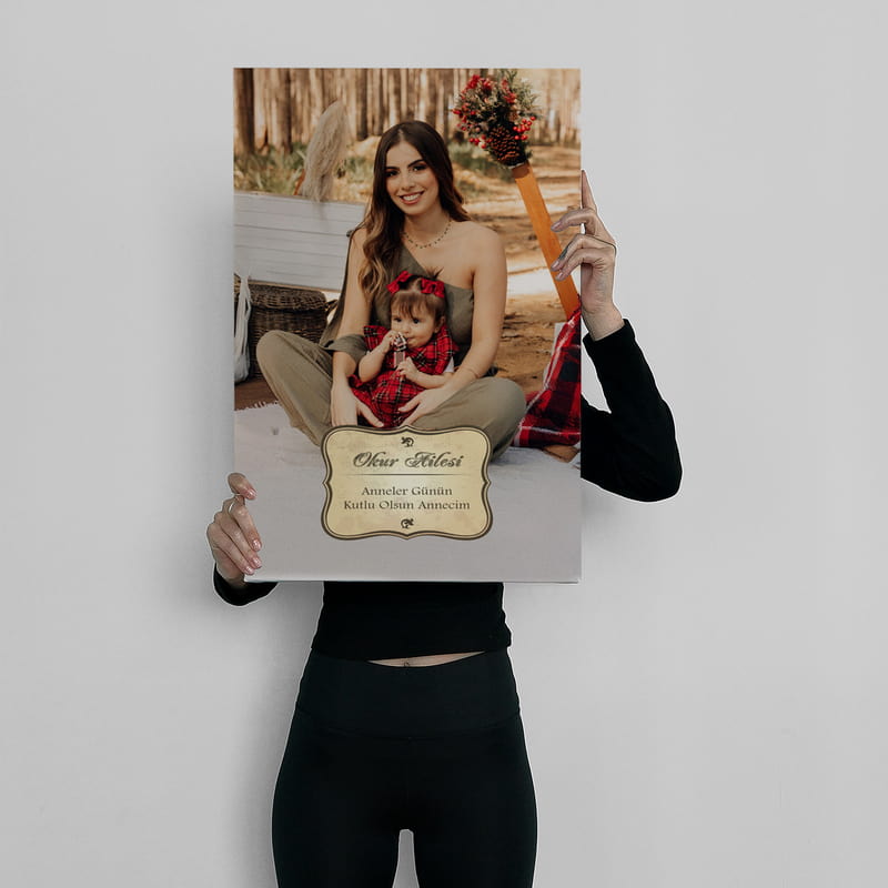 Anneler Günü Hediyesi Kanvas Tablo 40x60