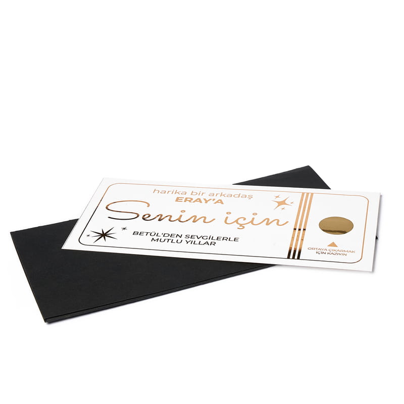 Arkadaşa Hediye Sürpriz Kazı Kazan Hediye Bileti