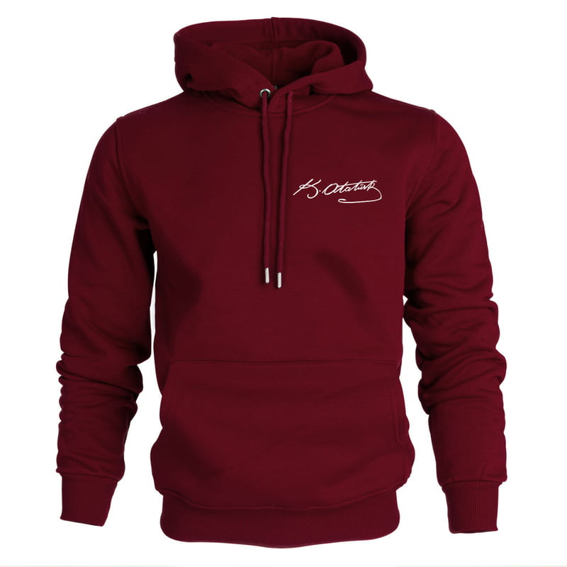 Atatürk İmzalı Sweatshirt - %100 Pamuklu Kumaş