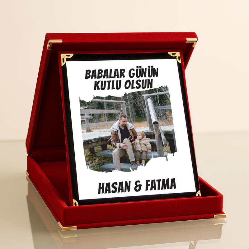 Babalar Günün Kutlu Olsun Hediye Plaket
