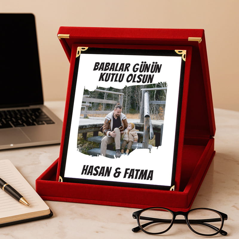 Babalar Günün Kutlu Olsun Hediye Plaket