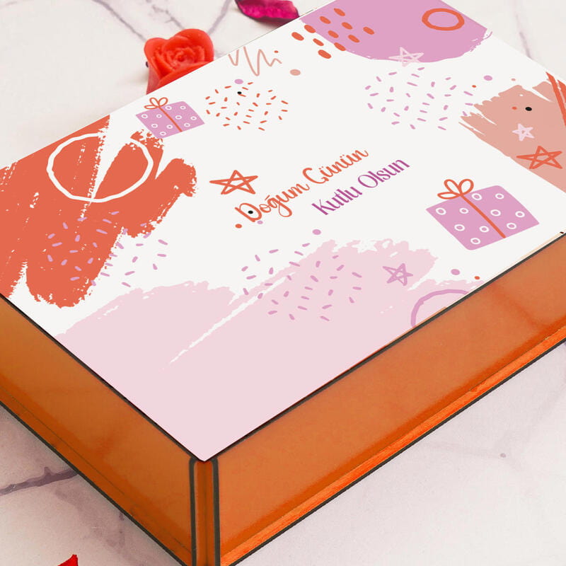 Bahar Tonlarıyla Doğum Günü Hediye Kutusu