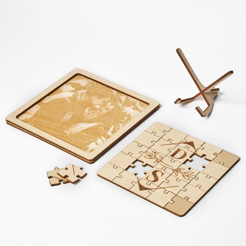 Bizi Tamamlayan Parçalar Ahşap Fotoğraflı Puzzle