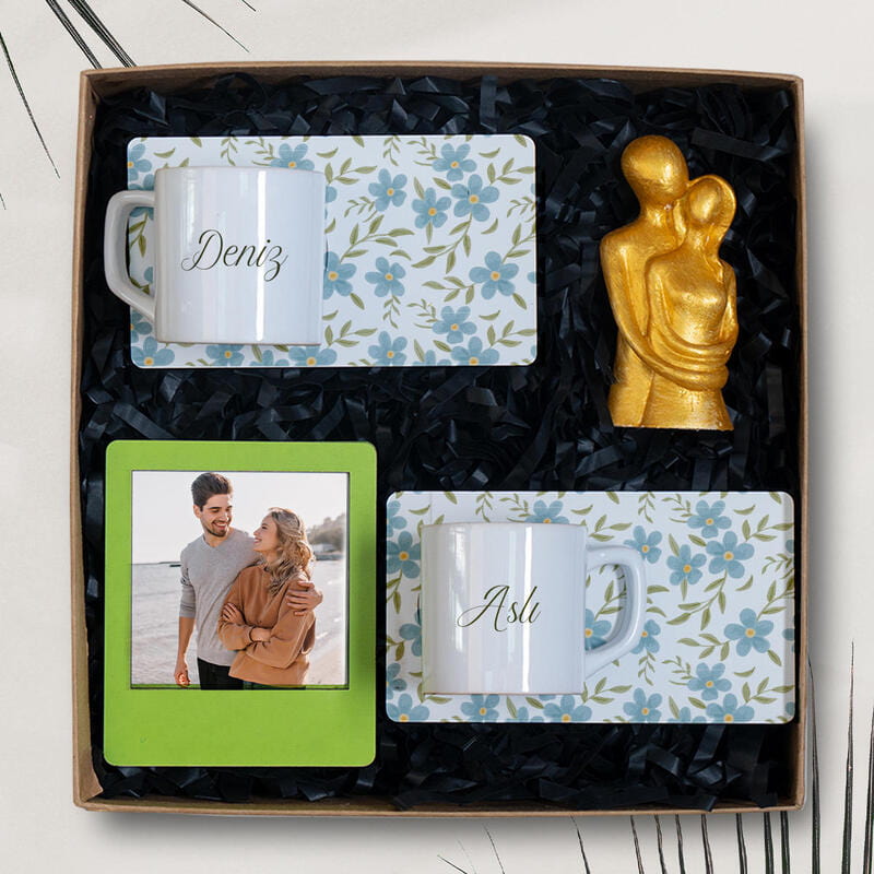 Çiftlere İçin Kişiye Özel Fincan Seti