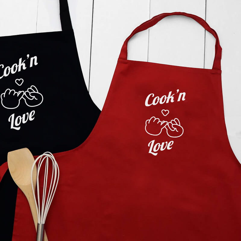 Çiftlere Özel Cook'n Love Mutfak Önlüğü