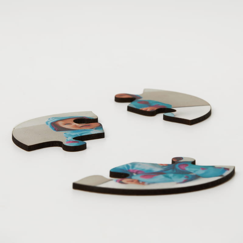 Çocuklara Özel 6 Adet 3 Parçalı Fotoğraflı Puzzle