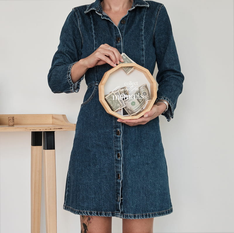 Collect Beautiful Moments Ahşap Koleksiyon Kutusu