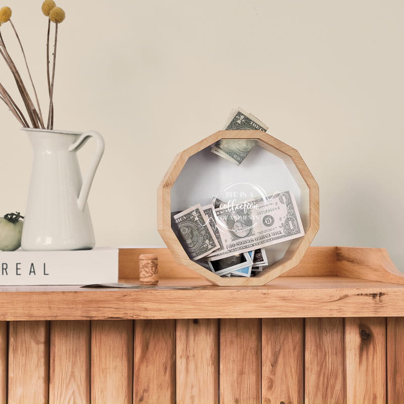 Collection of Moments Ahşap Dekoratif Koleksiyon Kutusu