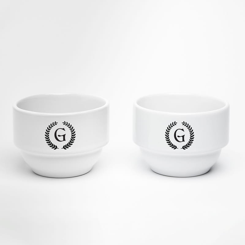 Defne Tacı Harf Özelleştirmeli 2'li Kase Seti