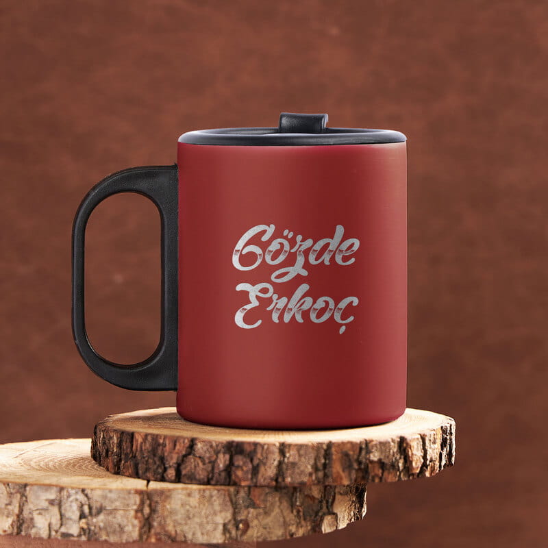 Doğum Günü Hediyesi İsim Yazılı Çelik Bardak Termos