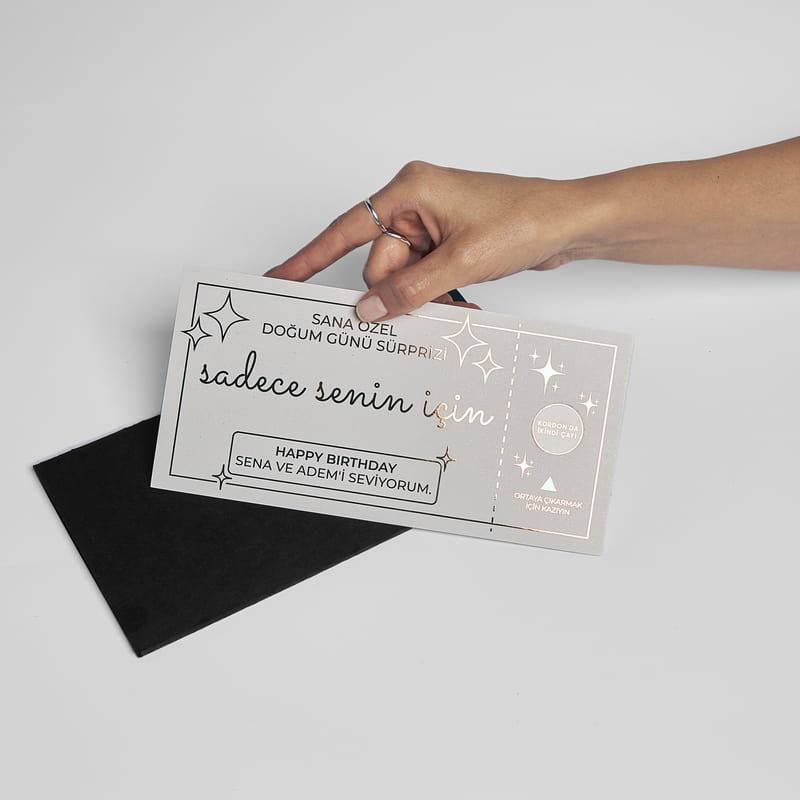 Doğum Günü Kazı Kazan Bileti