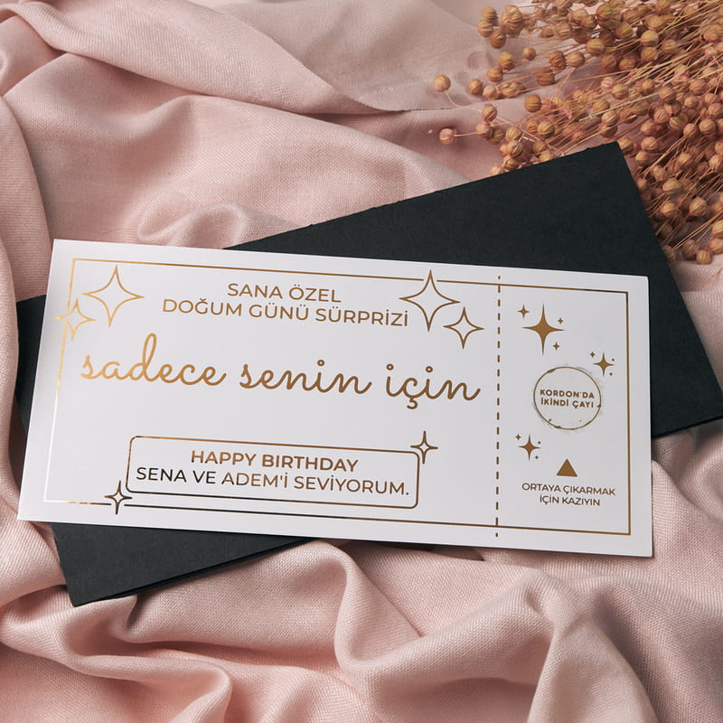 Doğum Günü Kazı Kazan Bileti