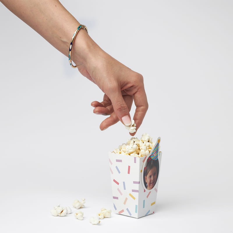 Doğum Günü Parti Kafaları Kişiye Özel Mısır Kutusu - 24'lü Küçük Boy