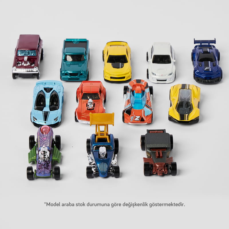 Drift Temalı Dekoratif Oyuncak Arabalı Çerçeve