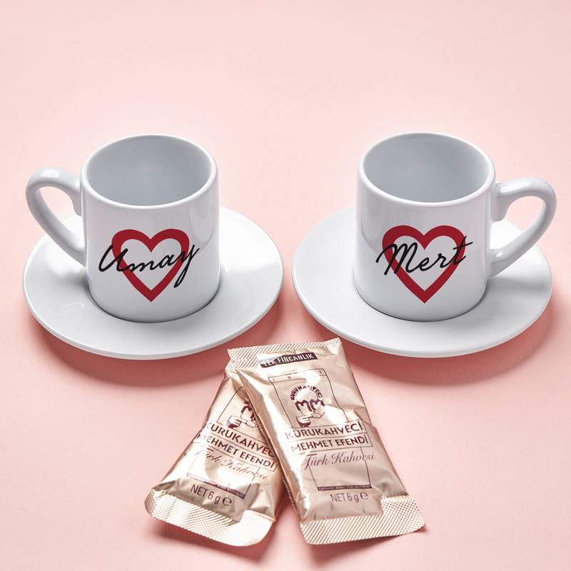 Dubai Çikolatalı Kişiye Özel Romantik Hediye Kutusu