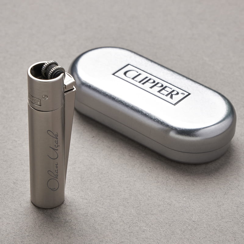 Erkek Hediye Seti - İsme Özel Çakmak Tabaka Künye Seti