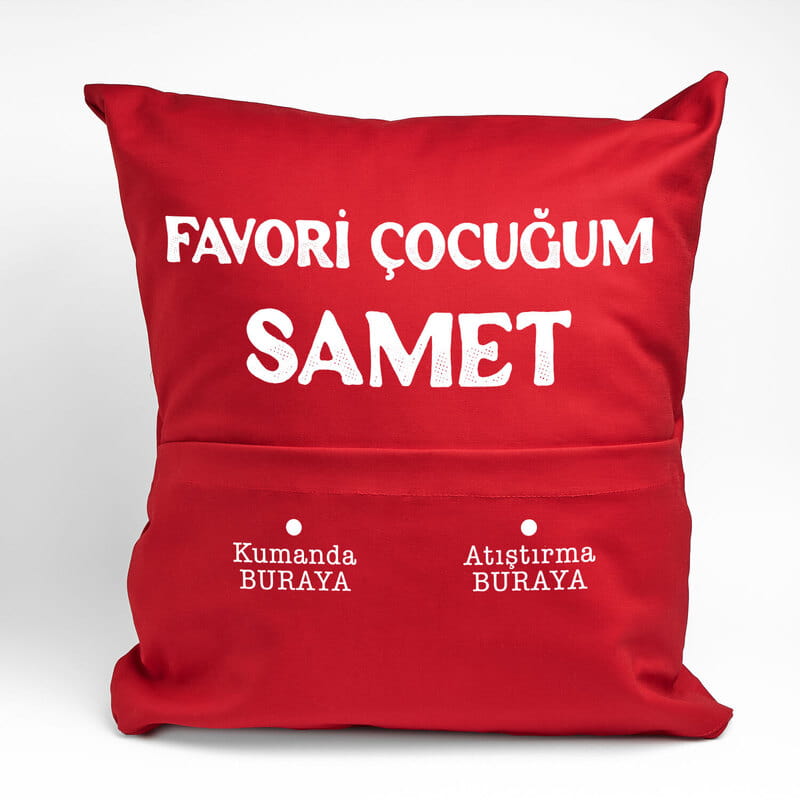 Favori Çocukların Anneler Günü Hediyesi Cepli Yastık