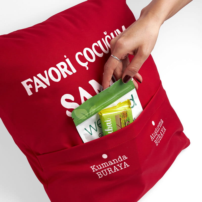 Favori Çocukların Anneler Günü Hediyesi Cepli Yastık