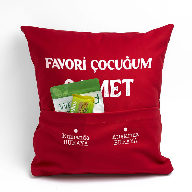 Favori Çocukların Anneler Günü Hediyesi Cepli Yastık