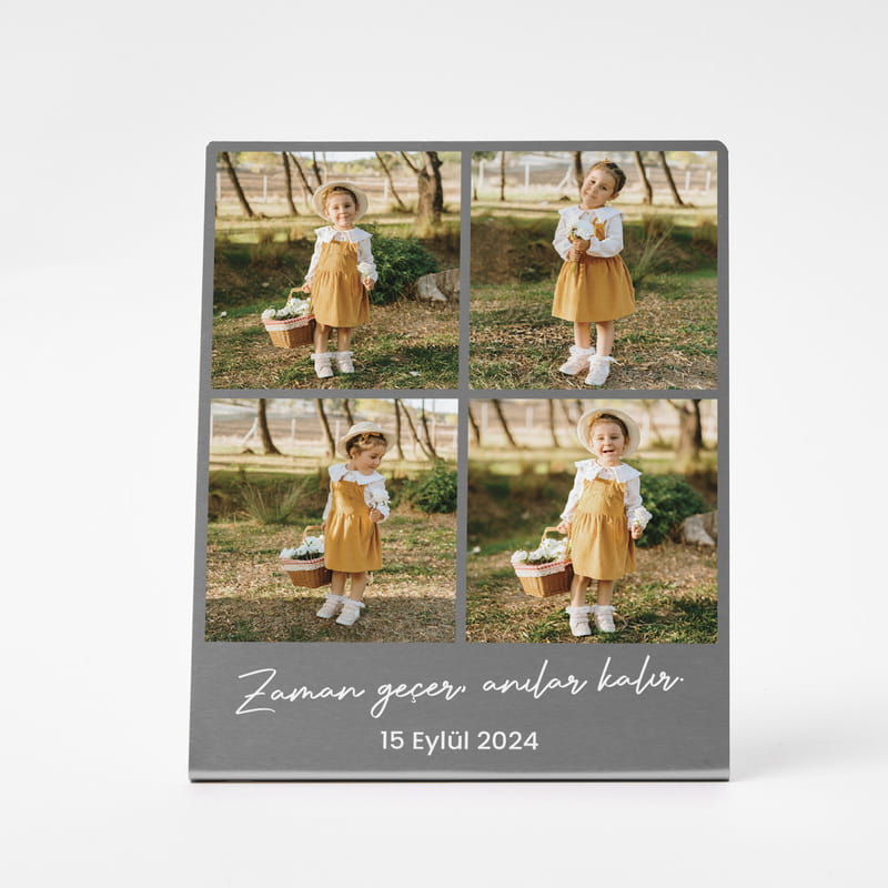 Fotoğraf Kolajlı Metal Fotoğraf Çerçevesi