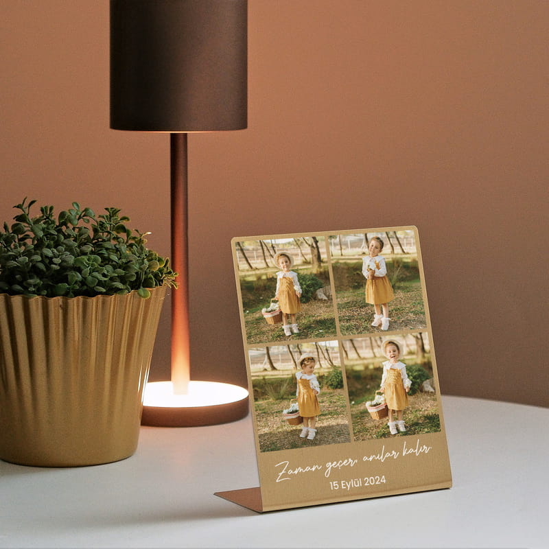 Fotoğraf Kolajlı Metal Fotoğraf Çerçevesi