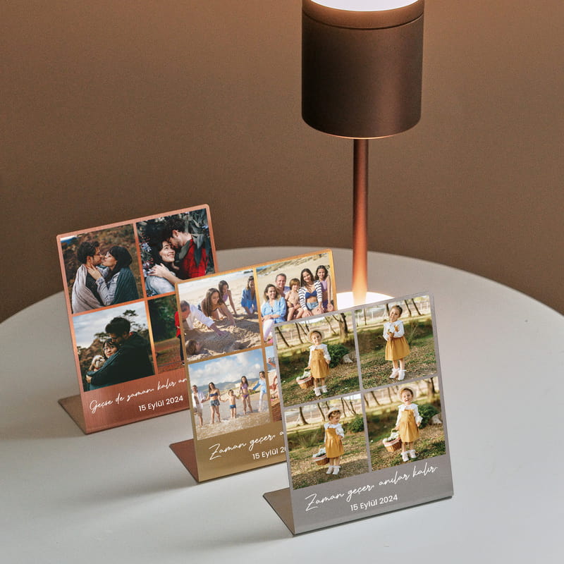 Fotoğraf Kolajlı Metal Fotoğraf Çerçevesi