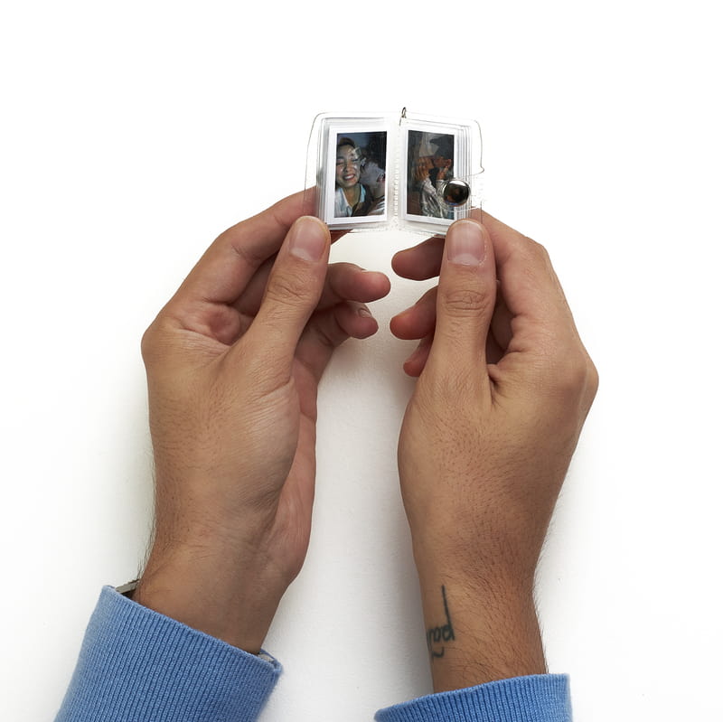 Fotoğraflı Albüm Anahtarlık - Simli Kapak