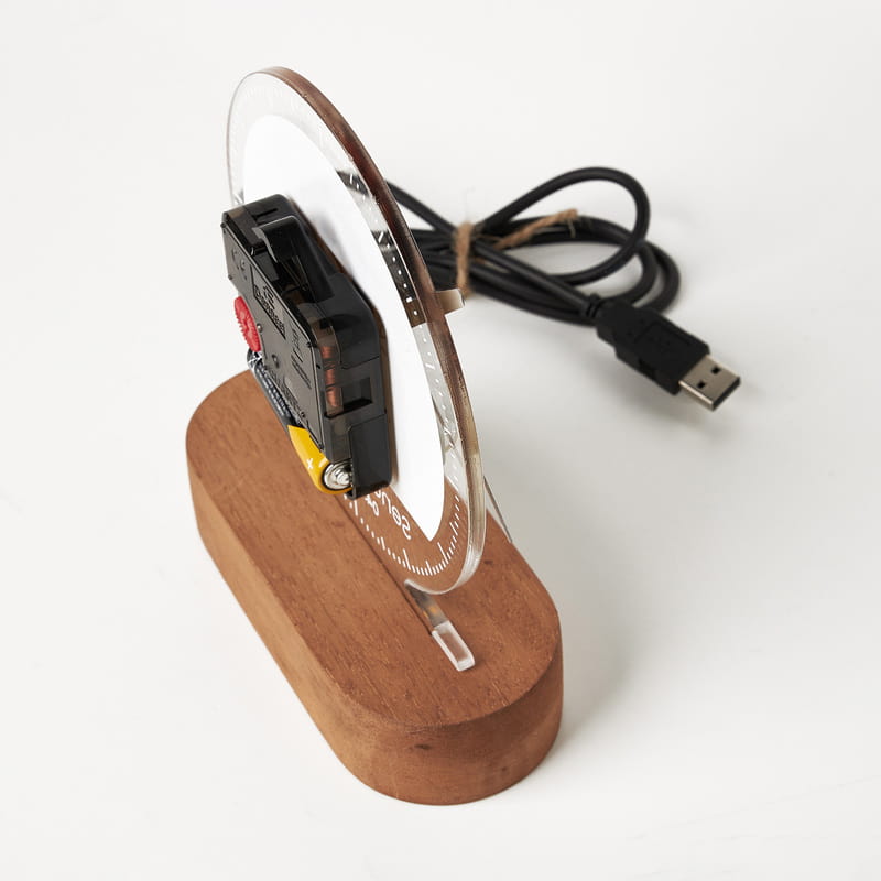 Her Saatim Sen Fotoğraflı Saatli Led Lamba