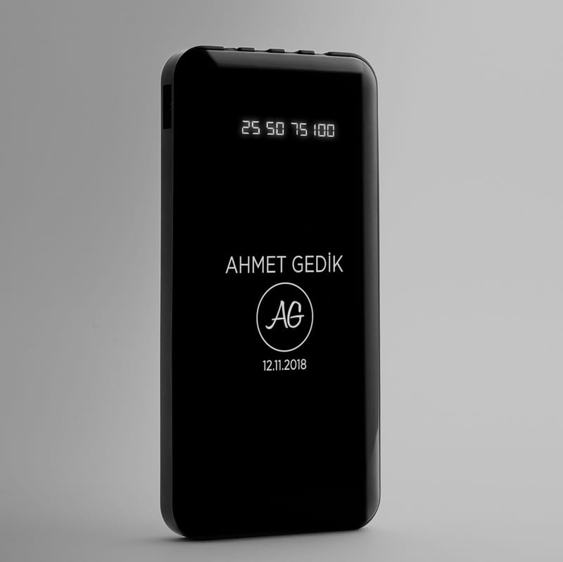 İsim Ve Harf Yazılı Powerbank 10.000mAh