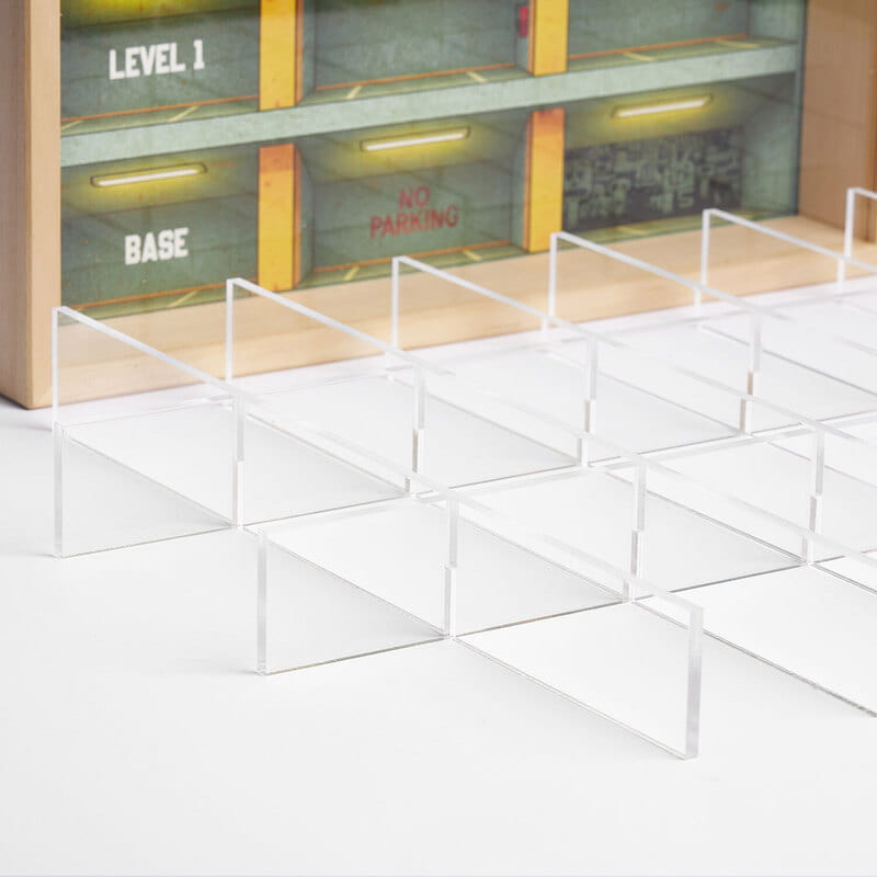 İsimli Ahşap Garaj Araba Koleksiyon Rafı