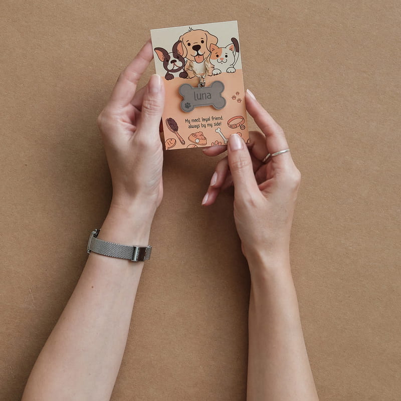 İsimli Kaybolursam Ara Evcil Hayvan Künyesi