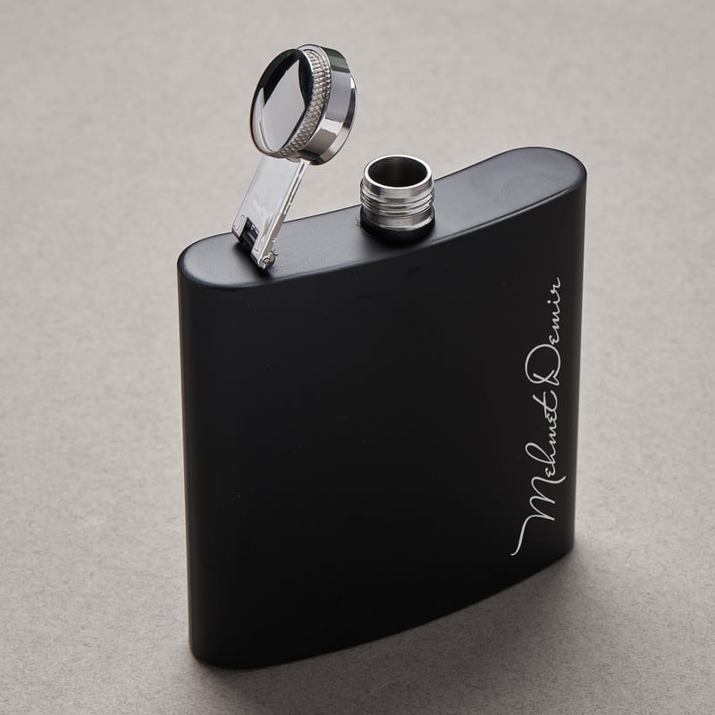 İsme Özel Çakmak Tabaka Matara Erkek Hediye Seti