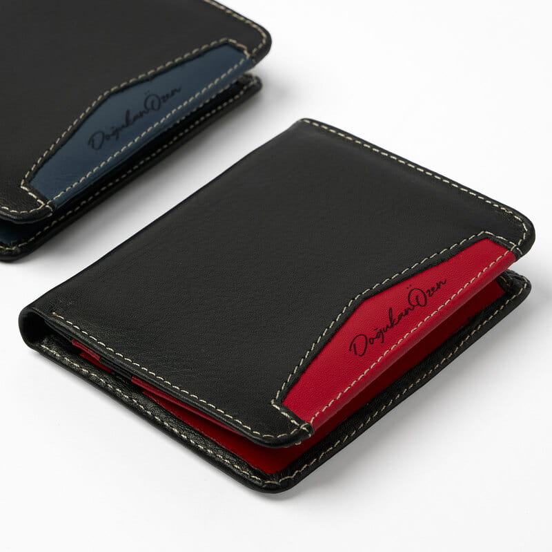 İsme Özel Hediye Spor Kartlık Cüzdan - Hakiki Deri