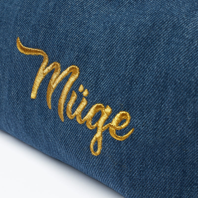 İsme Özel Kot Makyaj & El Çantası