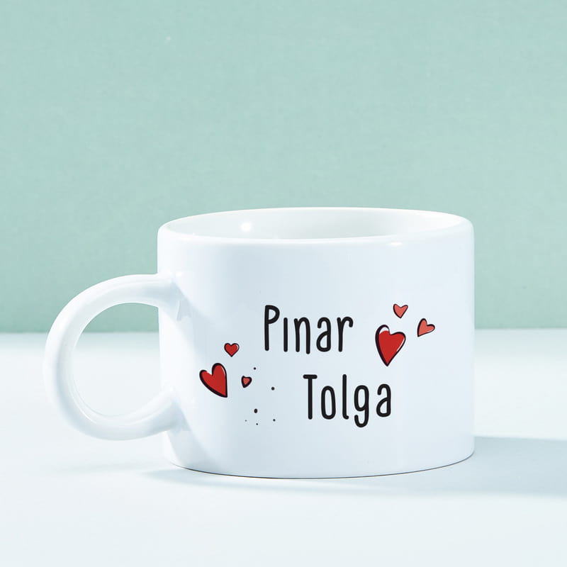 Kahve Sever Sevgili İsimli Fincan