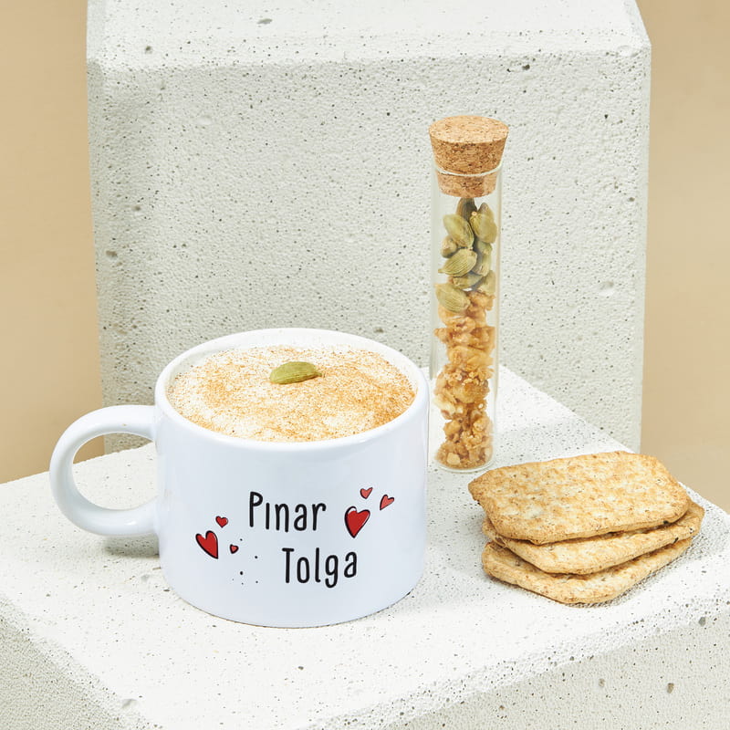 Kahve Sever Sevgili İsimli Fincan