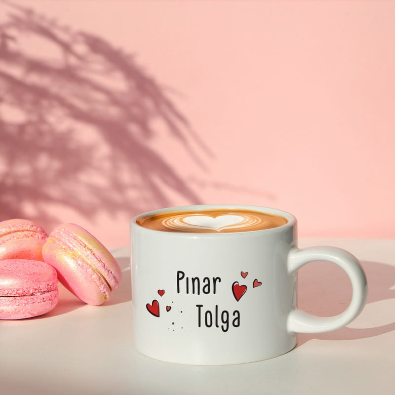 Kahve Sever Sevgili İsimli Fincan