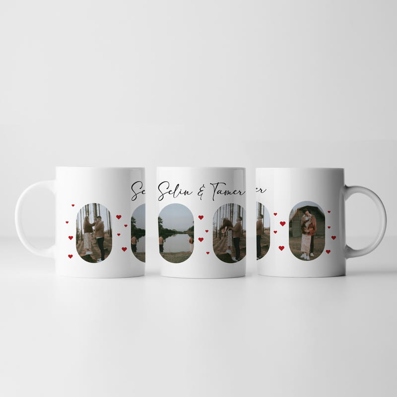 Kalpten Gelen Anılarımız Fotoğraflı Kupa Bardak