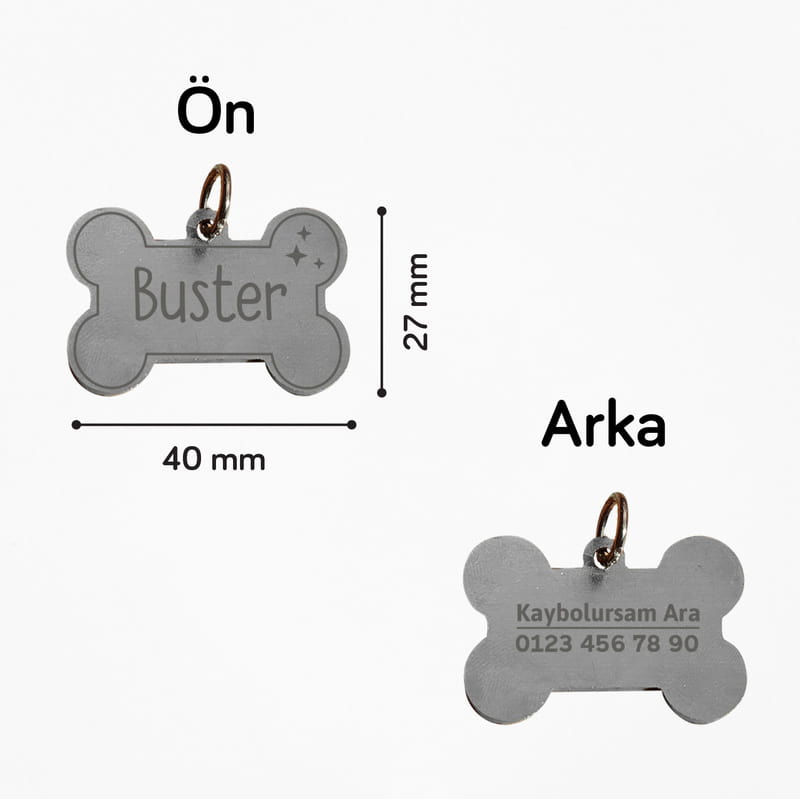 Kaybolursam Ara Kişiye Özel Evcil Hayvan Künyesi