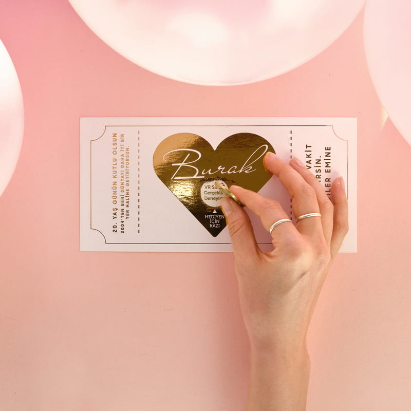 Kazı Kazan Sürprizli Doğum Günü Hediye Çeki