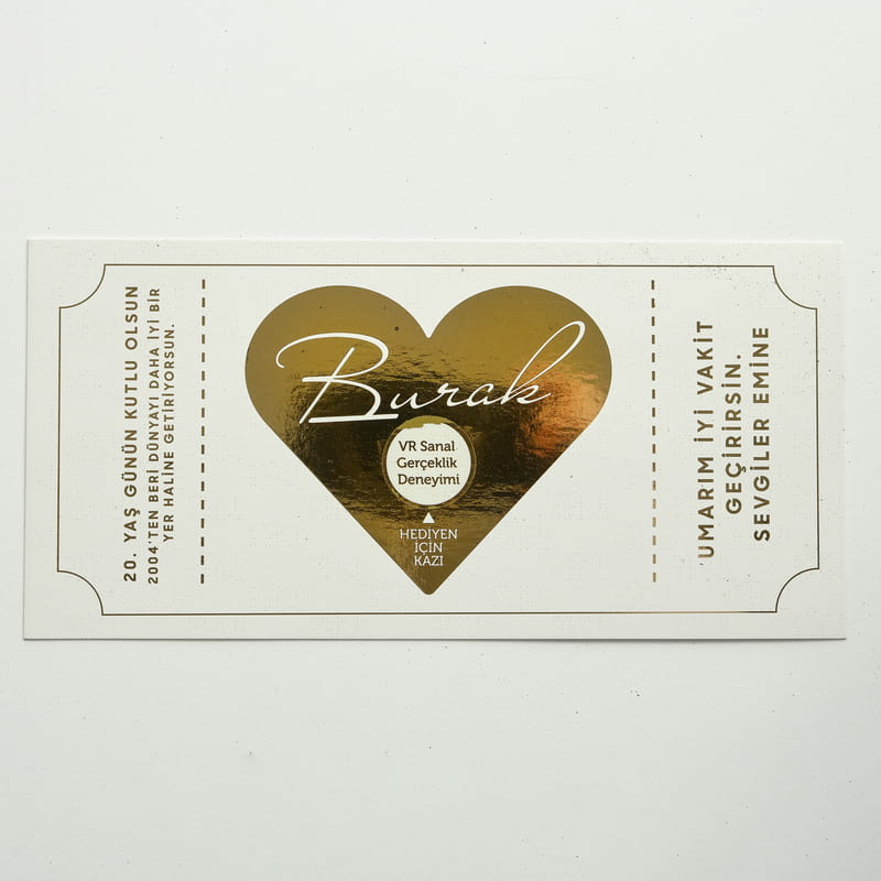 Kazı Kazan Sürprizli Doğum Günü Hediye Çeki