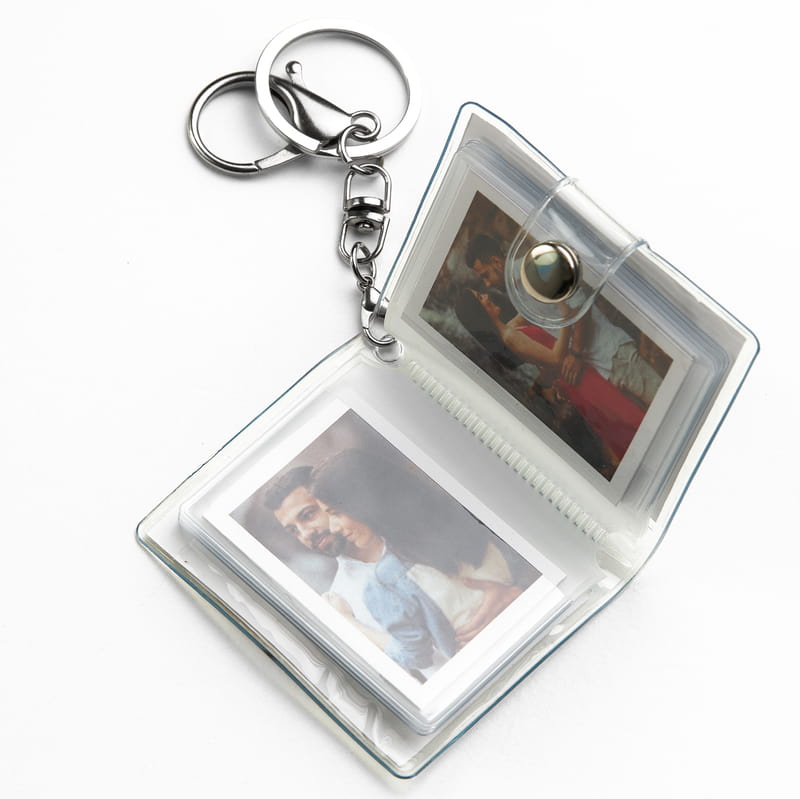 Kişiye Özel Fotoğraflı Albüm Anahtarlık - Şeffaf Kapak