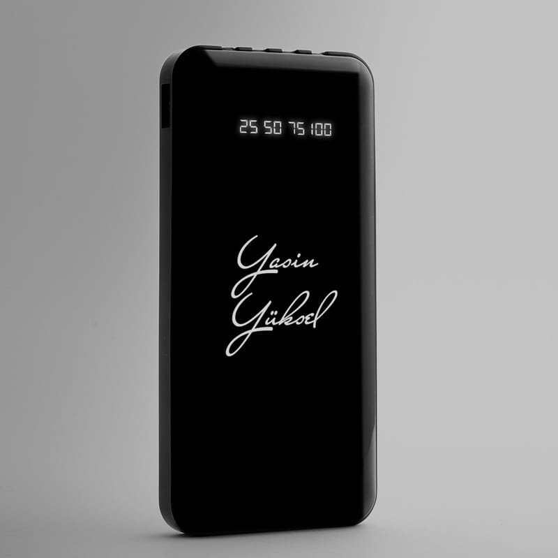 Kişiye Özel İsim Yazılı Taşınabilir Şarj Cihazı Powerbank