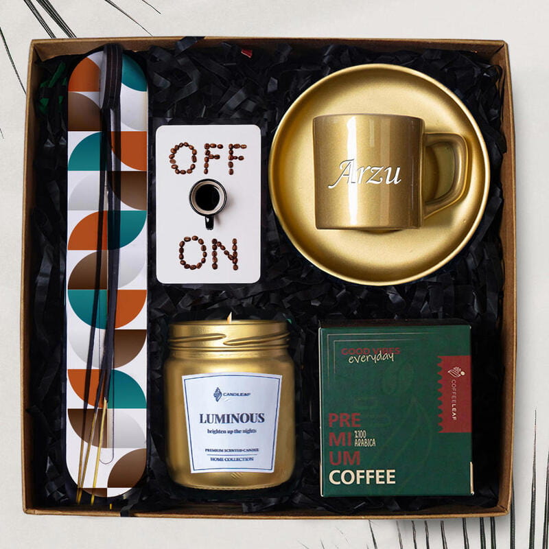 Kişiye Özel Kahve Severler İçin Hediye Kutusu