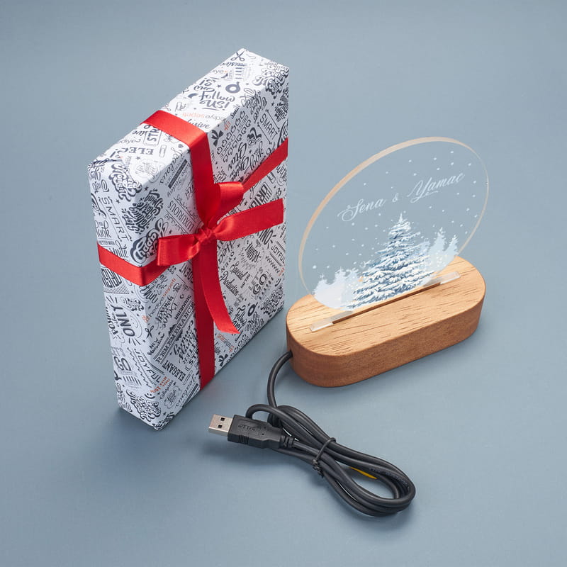 Kış Masalı Kişiye Özel Aydınlatma