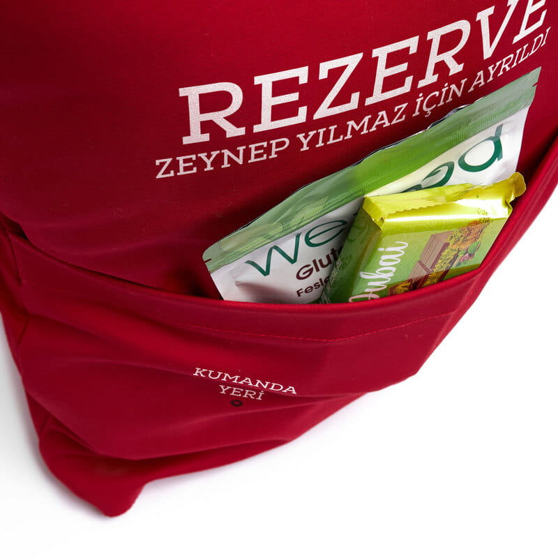 Kişiye Özel Kumanda ve Atıştırmalık Cepli Esprili Yastık