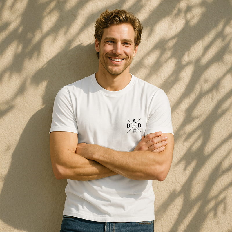 Kişiye Özel Tarihli Baba Tişörtü