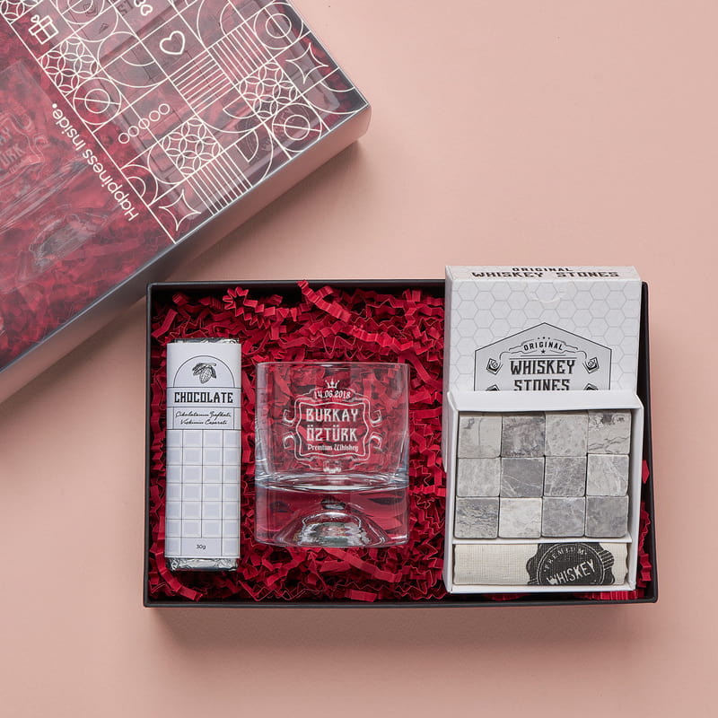 Kişiye Özel Viski Sever Hediye Kutusu